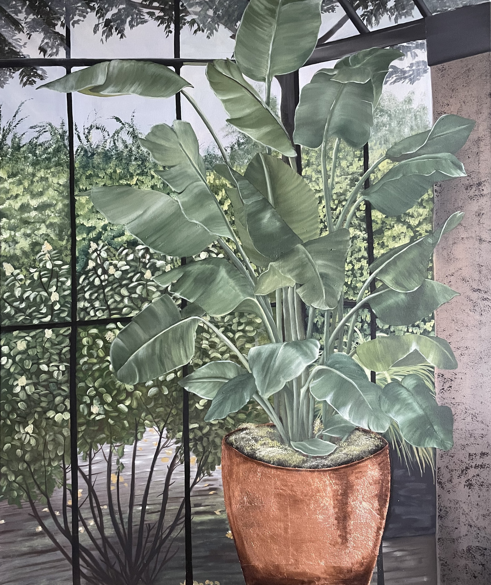 Verdant, Oil on Canvas, 90 × 120 cm