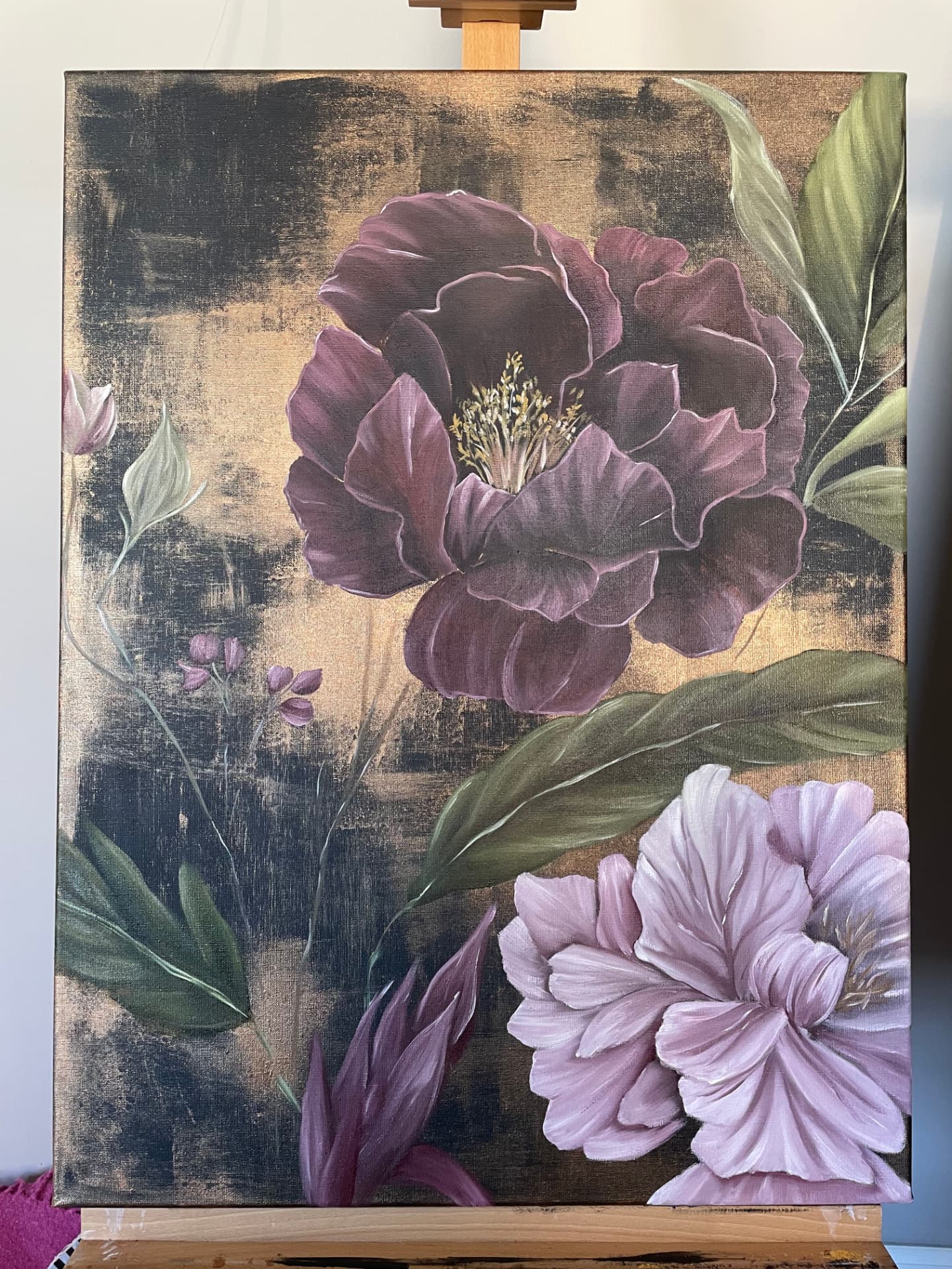 Violet Waltz, Oil Painting, 60 × 80 cm