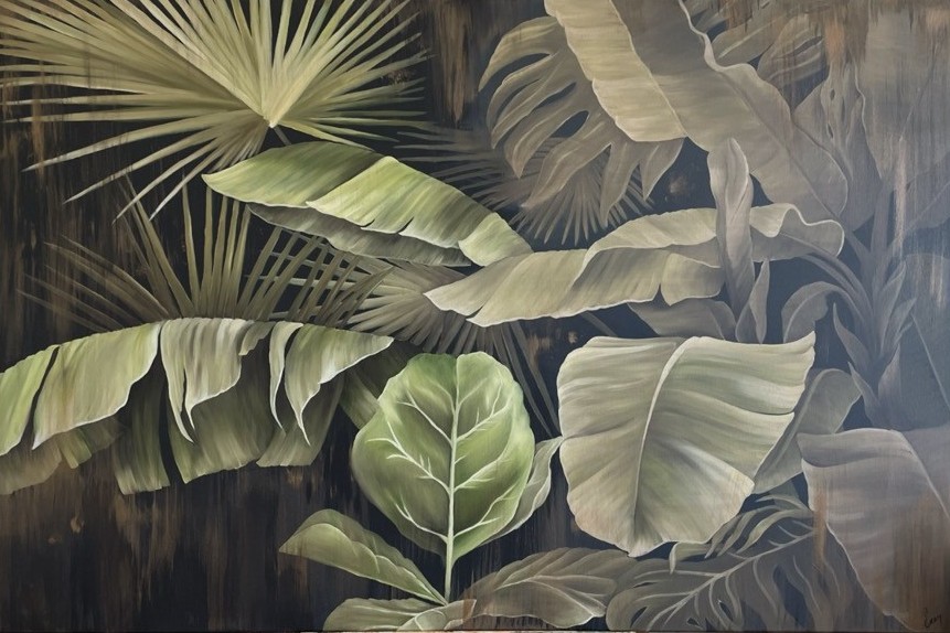Grounding, Oil on Canvas, 100 × 150 cm